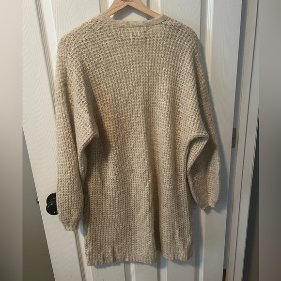 American Eagle Cozy Cream Open-Front Sweater/Cardigan Size XS - Picture 4 of 4